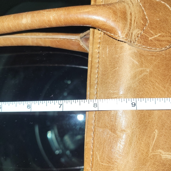 J.Jill Elegant Leather-Trimmed Tapestry Y2K Tote Bag - Picture 8 of 13